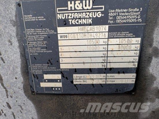 H&W 1-ACHS LAFETTE Containerchassis