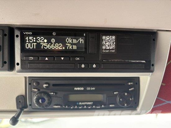 Iveco STRALIS AD,KOFFER MIT SCHIEBETüR, LBW AUTOMATIK, E Camiones caja cerrada
