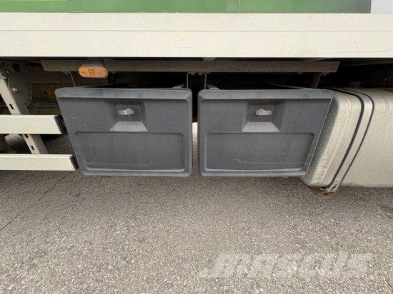 Iveco STRALIS AD,KOFFER MIT SCHIEBETüR, LBW AUTOMATIK, E Camiones caja cerrada