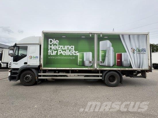 Iveco STRALIS AD,KOFFER MIT SCHIEBETüR, LBW AUTOMATIK, E Camiones caja cerrada