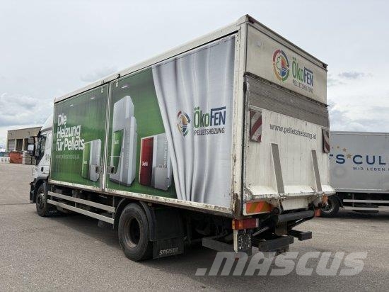 Iveco STRALIS AD,KOFFER MIT SCHIEBETüR, LBW AUTOMATIK, E Camiones caja cerrada
