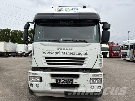 Iveco STRALIS AD,KOFFER MIT SCHIEBETüR, LBW AUTOMATIK, E Camiones caja cerrada