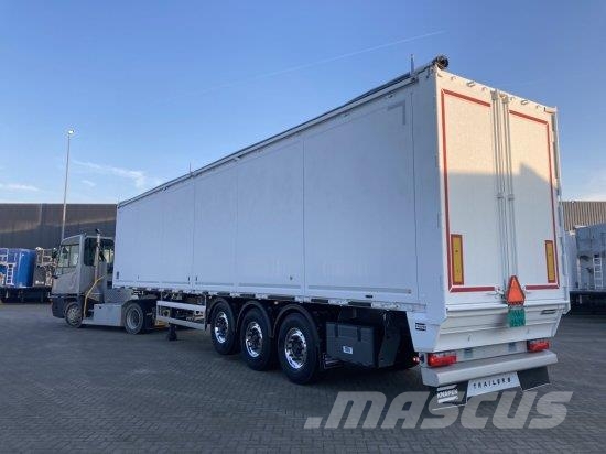 KNAPEN K600 SCHUBBODEN, SEITENTüREN , 87M³, LIFTACHSE, AL Semi-trailer med lad/flatbed