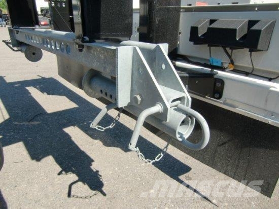KRONE 1-ACHS LAFETTE KRONE ACHSE, HECKABSTüTZUNG, Reboques Containerframe