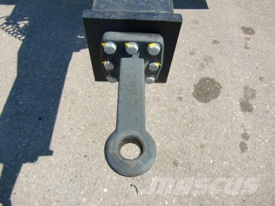 KRONE 1-ACHS LAFETTE KRONE ACHSE, HECKABSTüTZUNG, Reboques Containerframe