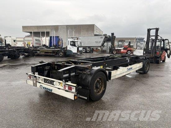 KRONE AZ 18 MAXILAFETTE, BPW ACHSEN مقطورات حاويات