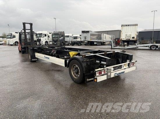 KRONE AZ 18 MAXILAFETTE, BPW ACHSEN مقطورات حاويات