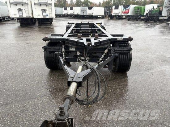 KRONE AZ 18 MAXILAFETTE, BPW ACHSEN مقطورات حاويات