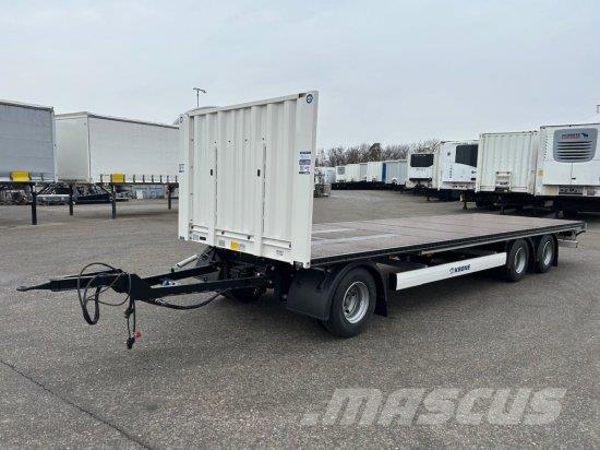 KRONE JUMBO PLATEAU ANHäNGER 8.6 METER, BPW المنصات الهوائية المثبتة على مقطورة