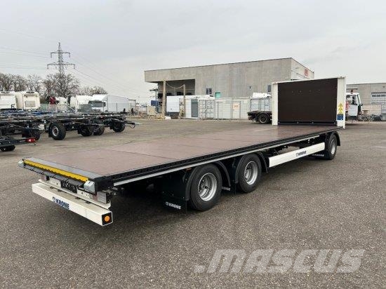 KRONE JUMBO PLATEAU ANHäNGER 8.6 METER, BPW المنصات الهوائية المثبتة على مقطورة