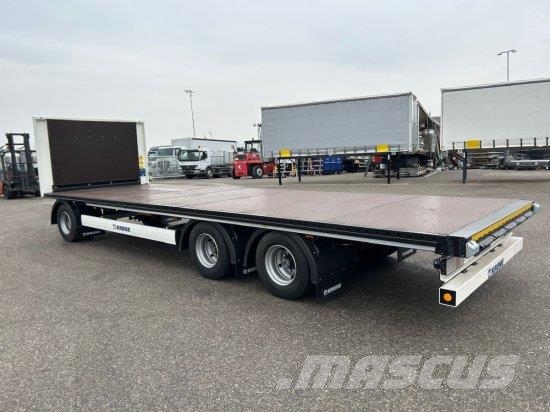 KRONE JUMBO PLATEAU ANHäNGER 8.6 METER, BPW المنصات الهوائية المثبتة على مقطورة