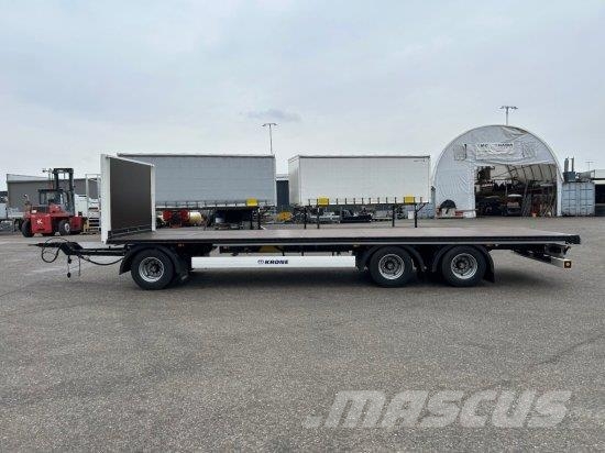 KRONE JUMBO PLATEAU ANHäNGER 8.6 METER, BPW المنصات الهوائية المثبتة على مقطورة
