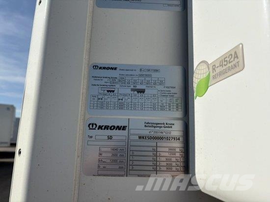KRONE KüHLAUFLIEGER, TK SLXI 300, LIFTACHSE, DOPPELSTOCK Andere Auflieger