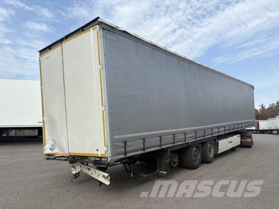 KRONE SD PROFI LINER, LIFTACHSE, BPW-ACHSE, EDSCHA-VERDE Tents puspiekabes