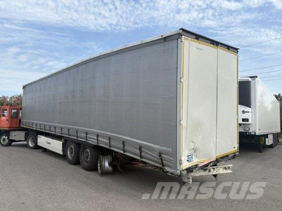 KRONE SD PROFI LINER, LIFTACHSE, BPW-ACHSE, EDSCHA-VERDE Tents puspiekabes