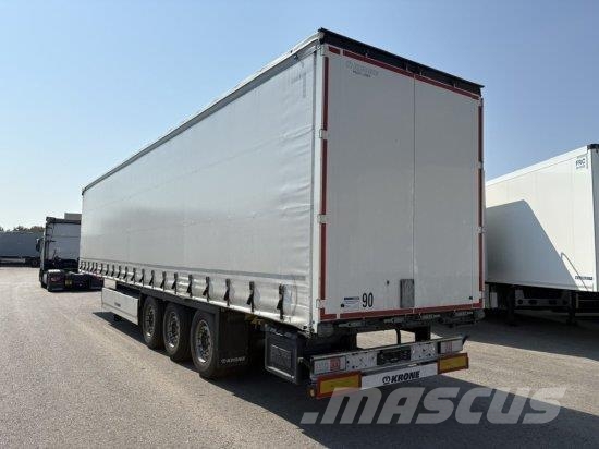 KRONE SD PROFI LINER, LIFTACHSE, BPW-ACHSE, EDSCHA-VERDE Curtainsiderauflieger