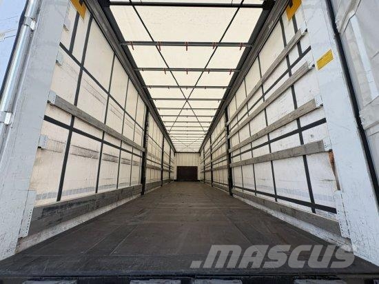 KRONE SD PROFI LINER, LIFTACHSE, BPW-ACHSE, EDSCHA-VERDE Curtainsiderauflieger