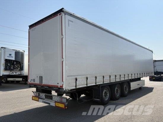 KRONE SD PROFI LINER, LIFTACHSE, BPW-ACHSE, EDSCHA-VERDE Curtainsiderauflieger