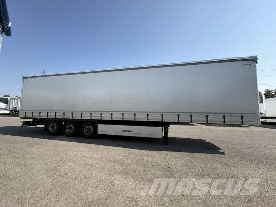 KRONE SD PROFI LINER, LIFTACHSE, BPW-ACHSE, EDSCHA-VERDE Curtainsiderauflieger