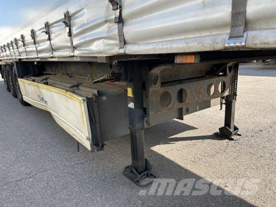 KRONE SD TAUTLINER, EDSCHA-VERDECK, BPW-ACHSEN, نصف مقطورات بباب جانبي