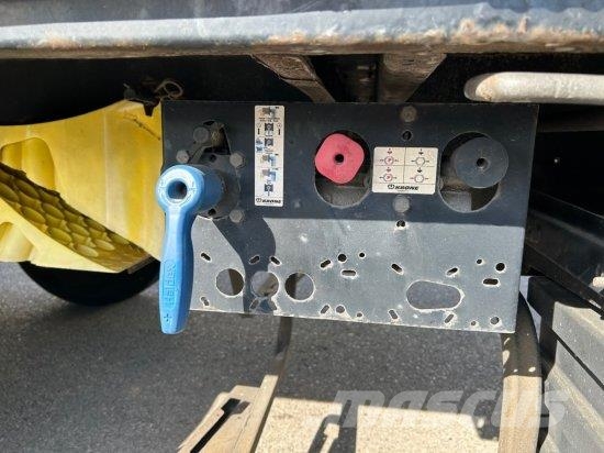 KRONE SD TAUTLINER, EDSCHA-VERDECK, BPW-ACHSEN, نصف مقطورات بباب جانبي