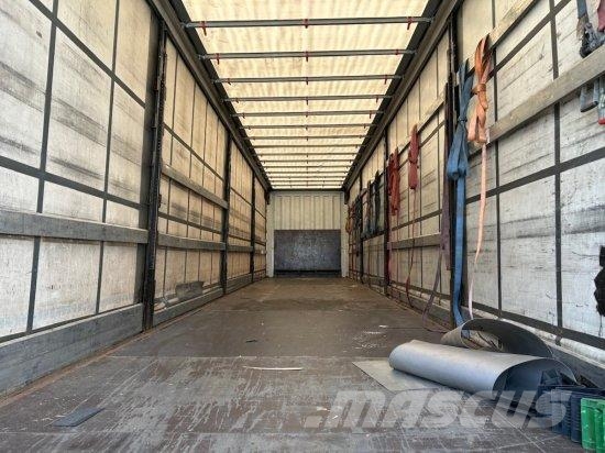 KRONE SD TAUTLINER, EDSCHA-VERDECK, BPW-ACHSEN, نصف مقطورات بباب جانبي
