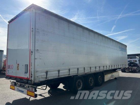 KRONE SD TAUTLINER, EDSCHA-VERDECK, BPW-ACHSEN, نصف مقطورات بباب جانبي