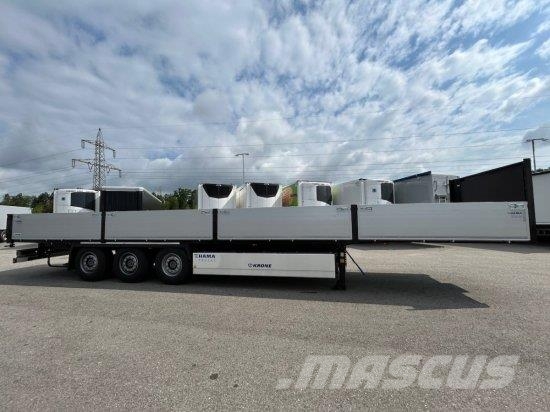 KRONE SDP 27 BAUSTOFF AUFLIEGER NEU, 1-A LIFTACHSE, MEH Platós / Ponyvás félpótkocsik