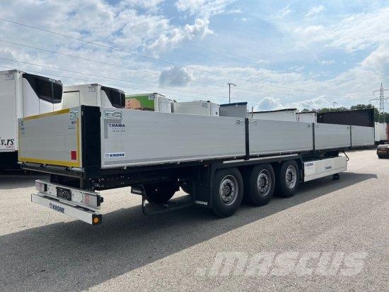 KRONE SDP 27 BAUSTOFF AUFLIEGER NEU, 1-A LIFTACHSE, MEH Platós / Ponyvás félpótkocsik