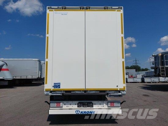 KRONE SEK DRYLINER 1-ACHS KOFFERAUFLIEGER, HECKABSTüTZUN Напівпричепи з кузовом-фургоном