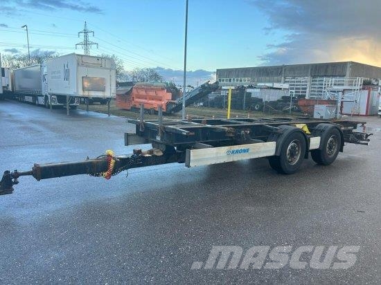 KRONE ZZ/DC07 TANDEM-LAFETTE, STANDARD, BPW-ACHSEN, HE Remolques portacontenedores