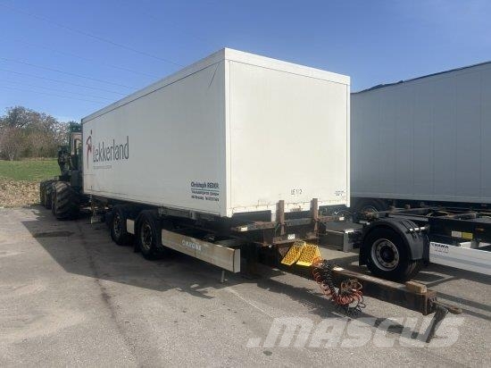 KRONE ZZ/DC07 TANDEM-LAFETTE, STANDARD, BPW-ACHSEN, HE Remolques portacontenedores