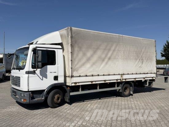 MAN TGL 7.180 4X2 BB TGL02/- EURO 4 Camión con caja abierta