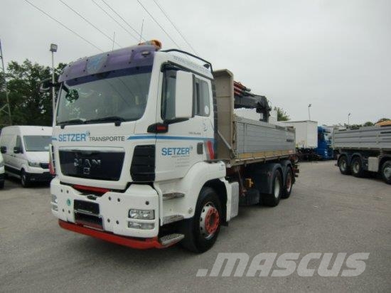 MAN TGS 26.400 3-SEITENKIPPER, 6X2-2 LENKACHSE HIAB 14 Kipper