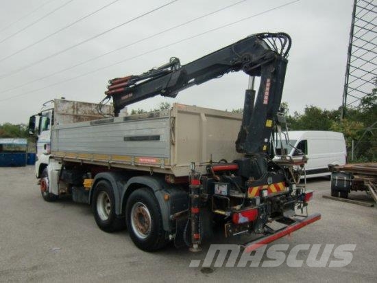 MAN TGS 26.400 3-SEITENKIPPER, 6X2-2 LENKACHSE HIAB 14 Kipper