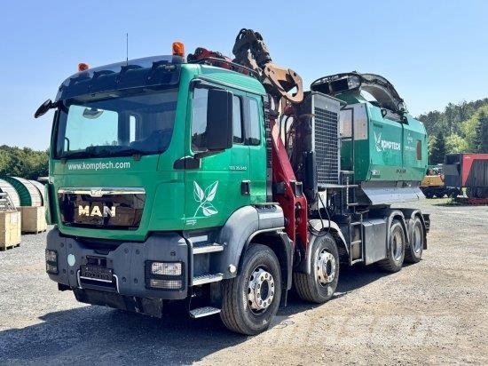 MAN TGS 35.540 8X4 MIT KOMPTECH-ZUSATZEINHEIT Outros caminhões