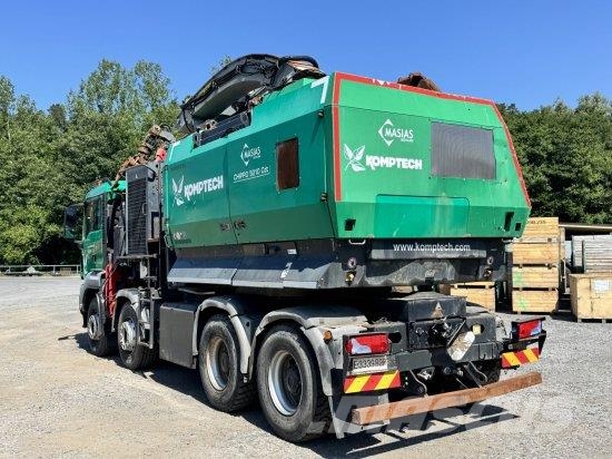 MAN TGS 35.540 8X4 MIT KOMPTECH-ZUSATZEINHEIT Outros caminhões