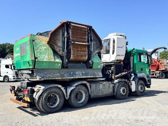 MAN TGS 35.540 8X4 MIT KOMPTECH-ZUSATZEINHEIT Outros caminhões