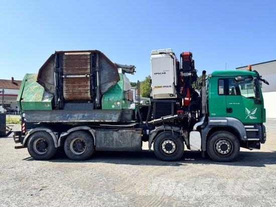 MAN TGS 35.540 8X4 MIT KOMPTECH-ZUSATZEINHEIT Outros caminhões