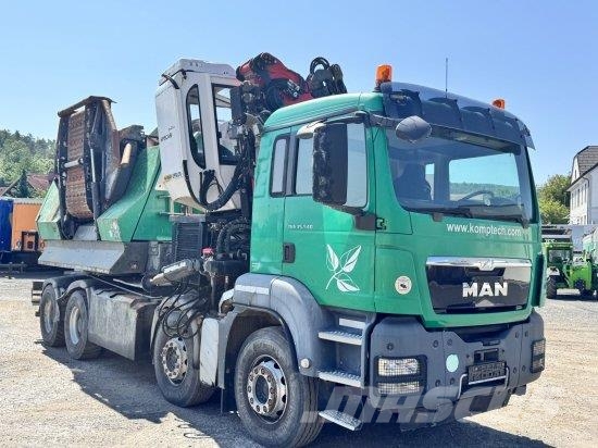 MAN TGS 35.540 8X4 MIT KOMPTECH-ZUSATZEINHEIT Outros caminhões