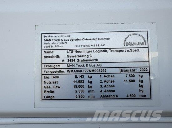 MAN TGX 18.470, EURO 6, INTARDER Naudoti vilkikai