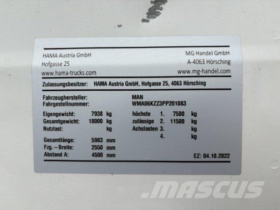 MAN TGX 18.510 4X2, GX, INTARDER, EURO 6 Tractor Units
