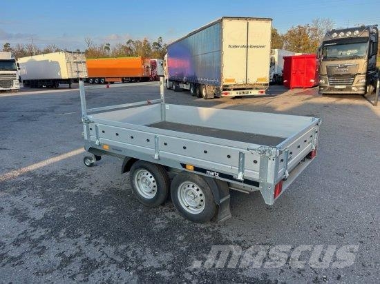 MARTZ HOCHLADER + 250/2 2T VERZINKT, KNOTT-ACHSEN, Reboques de caixa aberta/rebatíveis