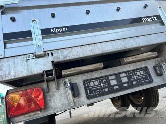 MARTZ KIPPER 250/2 C S 2T RüCKWäRTSKIPPER VERZINKT Remorque benne