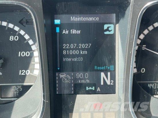 Mercedes-Benz ACTROS 2551 L 6X2 LENK-LIFTACHSE, HIAB-LIFT 2019, Abrollkipper