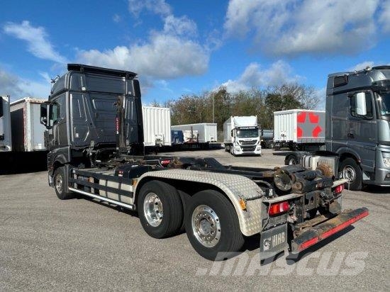 Mercedes-Benz ACTROS 2551 L 6X2 LENK-LIFTACHSE, HIAB-LIFT 2019, Abrollkipper