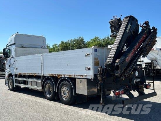 Mercedes-Benz ACTROS 2545 L 6X2, RETARDER, PRITSCHE, HIAB XS 166 Madelautod