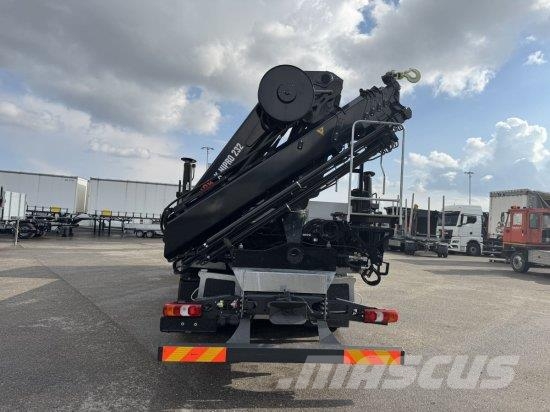 Mercedes-Benz ACTROS 2653, RETARDER, PRITSCHE, HIAB HIPRO 232 ES Camiones de cama baja