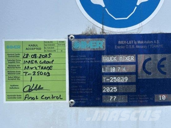 Mercedes-Benz AROCS 3745, 8X4 BETONMISCHER, EURO 6, 10M³ IMER Betonmixers en pompen