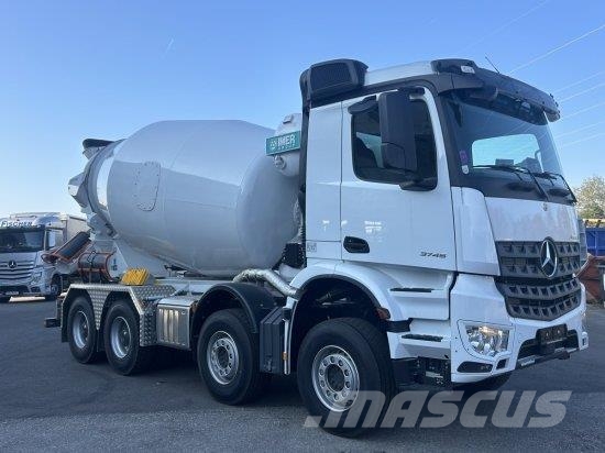 Mercedes-Benz AROCS 3745, 8X4 BETONMISCHER, EURO 6, 10M³ IMER Betonmixers en pompen
